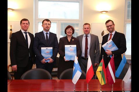 Three grant agreements for the Rail Baltica project have been signed in Tallinn.
